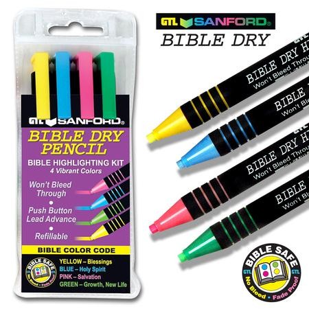 feela Bible Gel Highlighter study kit (8 Bright Colors)