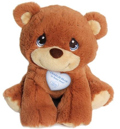 Aurora® Inspirational Precious Moments™ Happy Birthday Charlie Bear Stuffed  Animal - Cherished Memories - Enduring Comfort - Brown 8.5 Inches