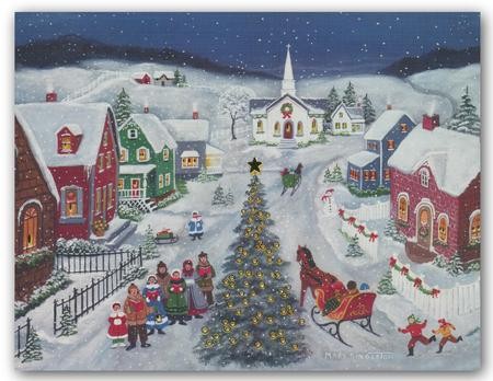 Silent Night, Christmas Cards, Box of 18: Mary Singleton ...