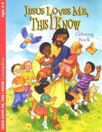 jesus loves me this i know coloring book 9781593170172