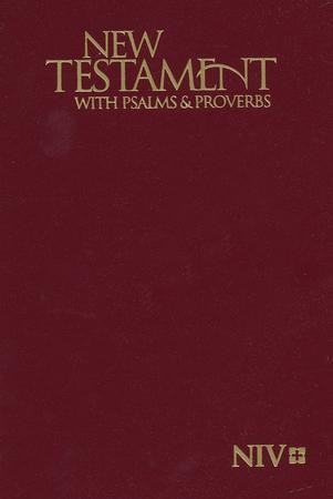 NIV Pocket New Testament, Psalms & Proverbs (Burgundy): 9781563206634 ...