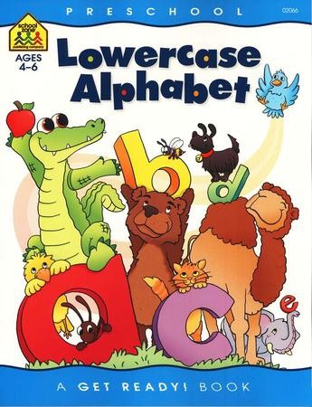 General Learning-lowercase Alphabet, Preschool Get Ready Workbooks 