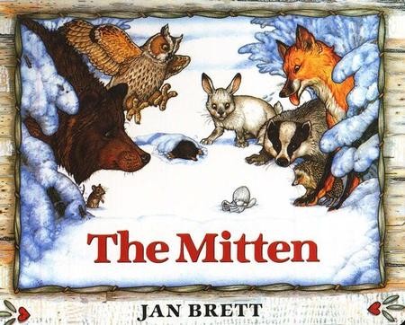 animals in the mitten book
