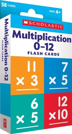 Flash Cards: Multiplication 0 - 12: 9781338233575 - Christianbook.com