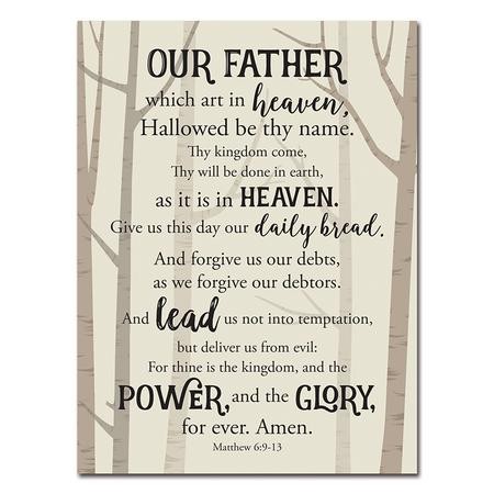 Lord's Prayer Wall Plaque - Christianbook.com