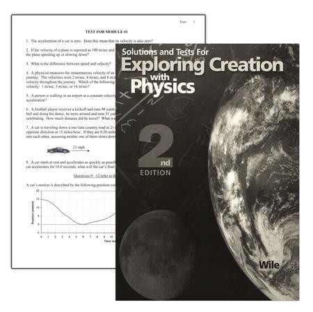 Exploring Creation With Physics (2nd Edition), Solutions & Test Book ...