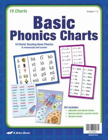 Abeka Basic Phonics Charts Grades 1 3 New Edition Christianbook Com