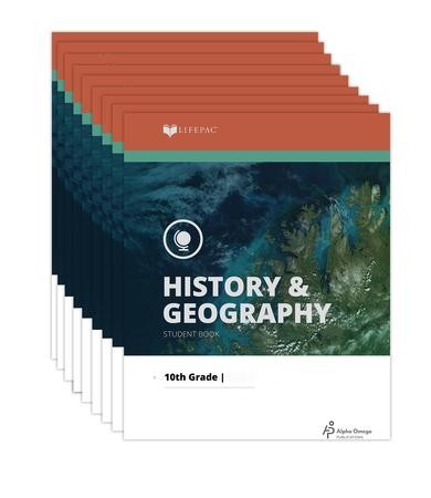 Lifepac History & Geography Workbook Set, Grade 6: Alpha Omega ...