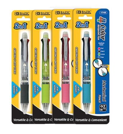Bible Study Pen (four color inks) Carded