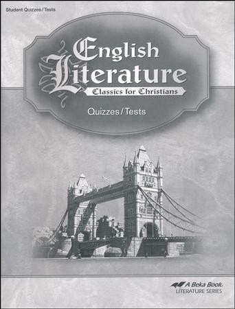 Abeka English Literature Tests And Quizzes - Christianbook.com