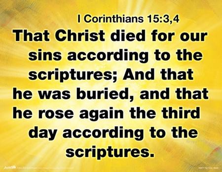 resurrection of christ bible verse