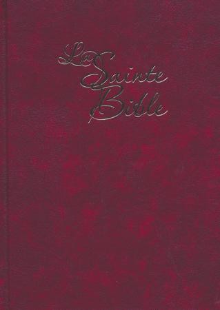 French Bible, Blue Vinyl, Thumb Index, Louis Segond 1910 La Sainte Bible