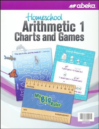 Abeka Homeschool Arithmetic 1 Charts & Games (Copyright 2016 ...