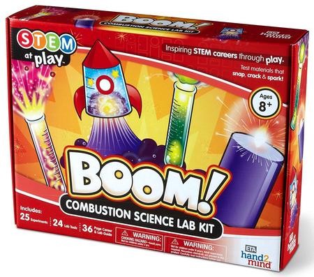 Combustion Science Set 25 Experiments Age 8+ Science Kit BOOM 
