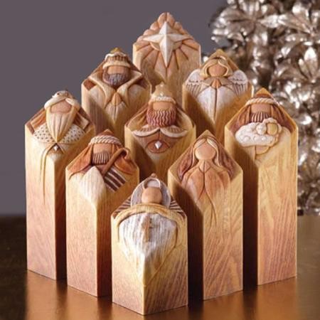 Pillars of Heaven Nativity Set 9 Pieces: 4013230 - Christianbook.com