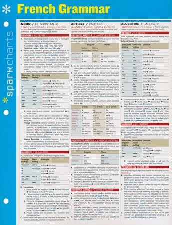 French Grammar SparkCharts: SparkNotes: 9781411470361 - Christianbook.com