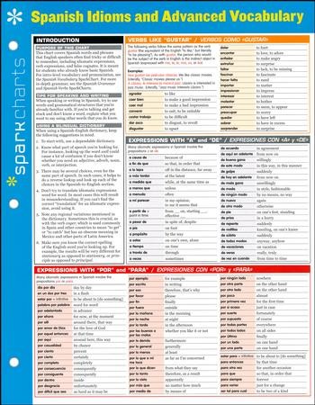 Spanish Idioms and Advanced Vocabulary SparkCharts: SparkNotes ...