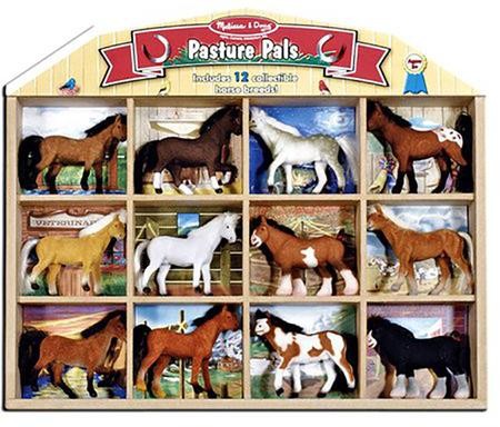Melissa & Doug Pasture Pals 12 Flocked Horses Toys Ages 3 for sale online 
