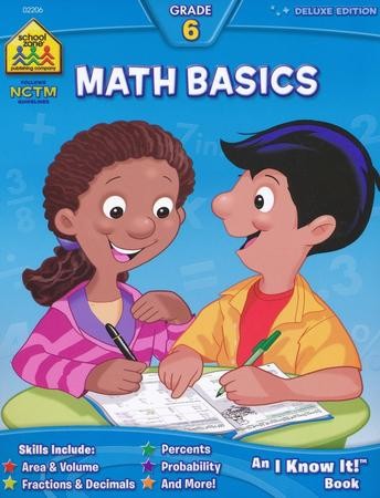 Math Basics Deluxe Edition, Grade 6 I Know It! series: 9780887431425 ...