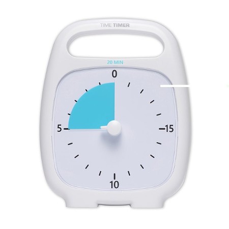 Bricolux  Grossiste en fournitures scolaires. Time Timer Plus, 20 minutes