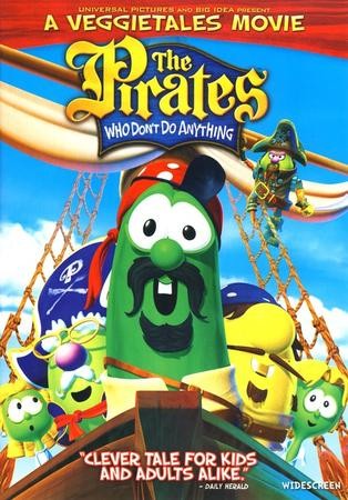 Kid DVD Lot - VeggieTales Pirates (New) The Wonderful Wizard of