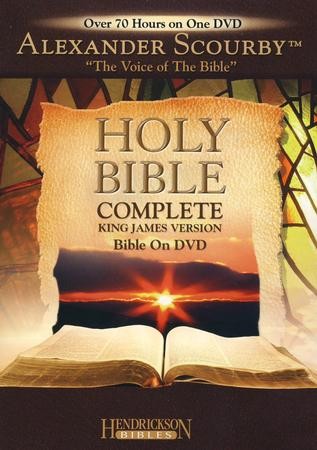 KJV Complete Bible on DVD Narrated By Alexander Scourby 