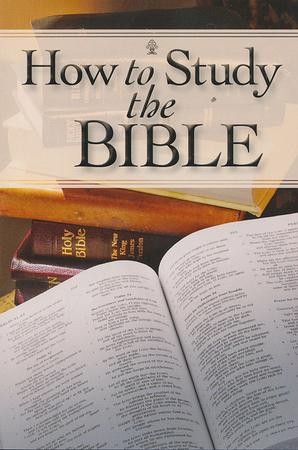 How to Study the Bible (Rose Book Series): 9781628620856 ...