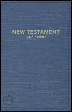 CSB Pocket New Testament with Psalms, Navy, Case of 24 - Christianbook.com