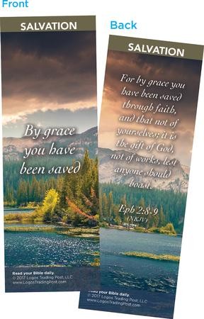 By Grace You Have Been Saved Bookmarks, Pack of 25 - Christianbook.com