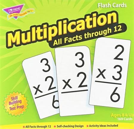 Multiplication 0-12 (all facts) Flash Cards - Christianbook.com