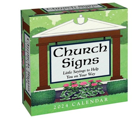 2024 Church Signs, Day-to-Day Calendar - Christianbook.com