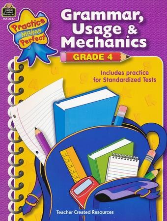 Grammar, Usage & Mechanics, Grade 4: Homeschool: 9780743933476 ...