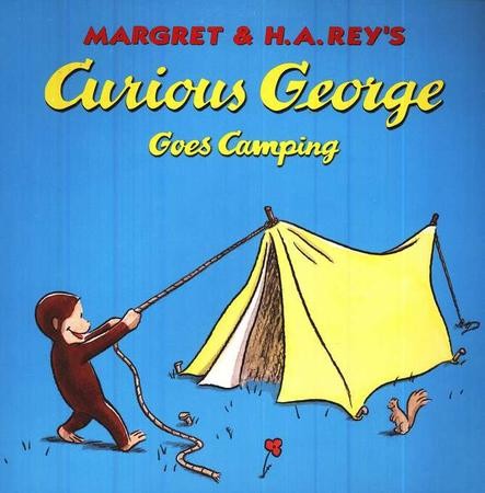 Curious George Goes Camping Softcover: H.A. Rey: 9780395978351 ...