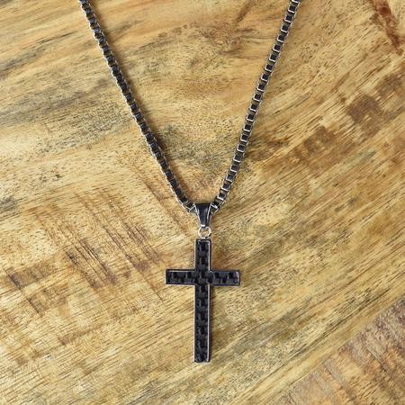 14Kgold cross with 24” classic box chain