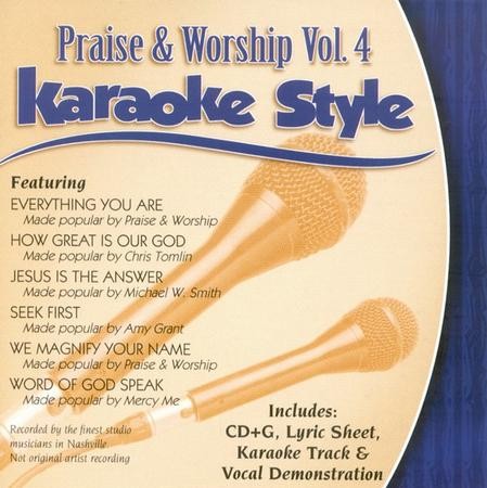 Praise Worship Vol 4 Karaoke Cd Christianbook Com