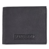 Man of God Bi-Fold Wallet, Genuine Leather, Black