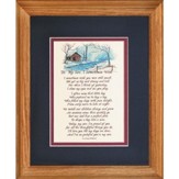 To My Son, Framed Sentiment