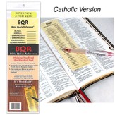 Basic Catholic Bible Reference Bookmark, Pack of 3