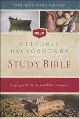 NKJV, Cultural Backgrounds Study Bible, Hardcover - Slightly Imperfect