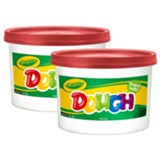 Super Soft Modeling Dough, Red, 3 lbs. Bucket, Pack of 2