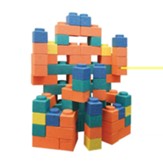 Gorilla BlocksÂ® Extra Large Building Blocks, Assorted Colors, 3-1/2 x 3-1/2 to 3-1/2 x 10-3/4, 66 Pieces