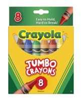Crayola, Jumbo Crayons, 8 Pieces