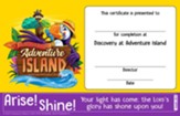 Discovery on Adventure Island: Student Certificates, pack of 48
