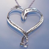 The Best and Most Beautiful Things Heart Necklace