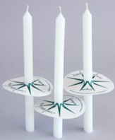 100 Long Congregation Candles with Drip Protectors