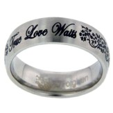 True Love Waits Ring, Flowers, Size 5