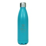 Mrs. Stainless Steel Bottle, Teal and Gold
