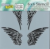 Angel Wings, Bible Journaling Stencil