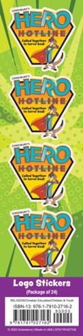 Hero Hotline: Logo Stickers (pkg. of 24)