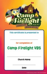 Camp Firelight: Student Certificates (pkg. of 48)